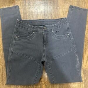 KUHL Danzr Kraftwerk Denim Pant Skinny Fit in Alloy Gray -Size 4 Reg